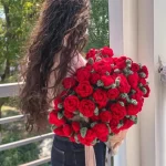 1pcs Finished Flower Bouquet Blanket Soft and Lightweight Knitted Throw Blankets for Birthday Wedding Valentine’s Day Home Decor - Imagine 5