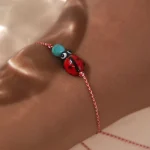 Shinus 3mm Copper Bead Synthetic Turquoise Ladybug Stack Martis Series Jewelry 2024 New Greek March Bracelets for Her His - Imagine 3