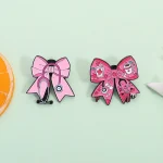 Pink Bow Stethoscope Enamel Pin Doctors Nurses Medical Series Brooches Lapel Backpack Badge Jewelry Accessories For Friends - Imagine 3