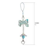 Phone Charm Y2K Phone Chain Trendy Pendant Bow Lanyard Mobile Phone Strap Sweet Girl Key Cord Mobile Lanyard Jewelry Gift - Imagine 6