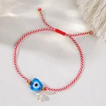 Go2boho 2024 Martis Series Freshwater Pearl Glass Peach-Shape Heart Greek March Bracelet for Women Tradition Jewelry Date Gift - Imagine 5