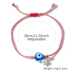 Go2boho 2024 Martis Series Freshwater Pearl Glass Peach-Shape Heart Greek March Bracelet for Women Tradition Jewelry Date Gift - Imagine 6