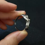 Retro The Nude Body Adjustable Open Ring For Men Punk Gothic Edgy Hiphop Copper Jewelry Bold Statement Vintage Accessories Gift - Imagine 3