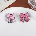 Pink Bow Stethoscope Enamel Pin Doctors Nurses Medical Series Brooches Lapel Backpack Badge Jewelry Accessories For Friends - Imagine 5